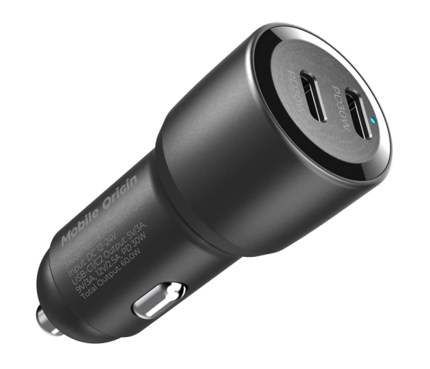 Mobile Origin Car Charger 60W 2 USB-C CA11 MO-CCH60W-CA11 - 1363066 - zdjęcie 3